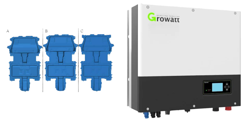 BMS-EV Controller – Citroen e-SpaceTourer / e-Jumpy (50/75 kWh) (Stellantis e-CMP) + Growatt HV Growatt SPH