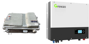 BMS-EV Controller – Nissan e-NV200 (24/40 kWh) + Growatt HV Growatt SPH (TL3-BH-UP) (5-10kW 3P)