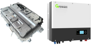 BMS-EV Controller – Renault Kangoo (22/33 kWh) + Growatt HV Growatt SPH (TL3-BH-UP) (5-10kW 3P)